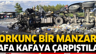 KORKUNÇ BİR KAZA