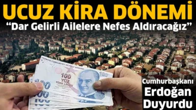
500 bin yeni sosyal konut geliyor Cumhurbaşkanı Erdoğan: Ucuz kiralama
