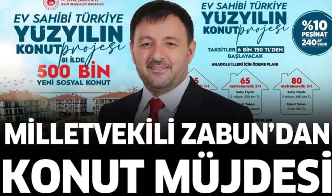 
AK Parti Isparta Milletvekili Osman Zabun, sosyal medya hesabından yaptığı