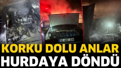 
Isparta’da seyir halindeyken motor kısmından alev alan otomobil, itfaiye ekiplerinin