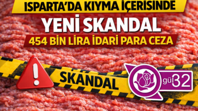
Isparta’da faaliyet gösteren bir işletmeye, kıyma ürünlerinde uygunsuzluk tespit edilmesi