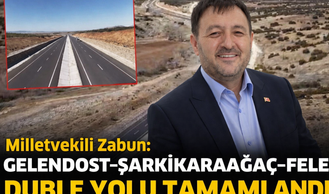 
AK Parti Isparta Milletvekili Osman Zabun, Gelendost–Şarkikaraağaç–Fele güzergâhında yapımı tamamlanan