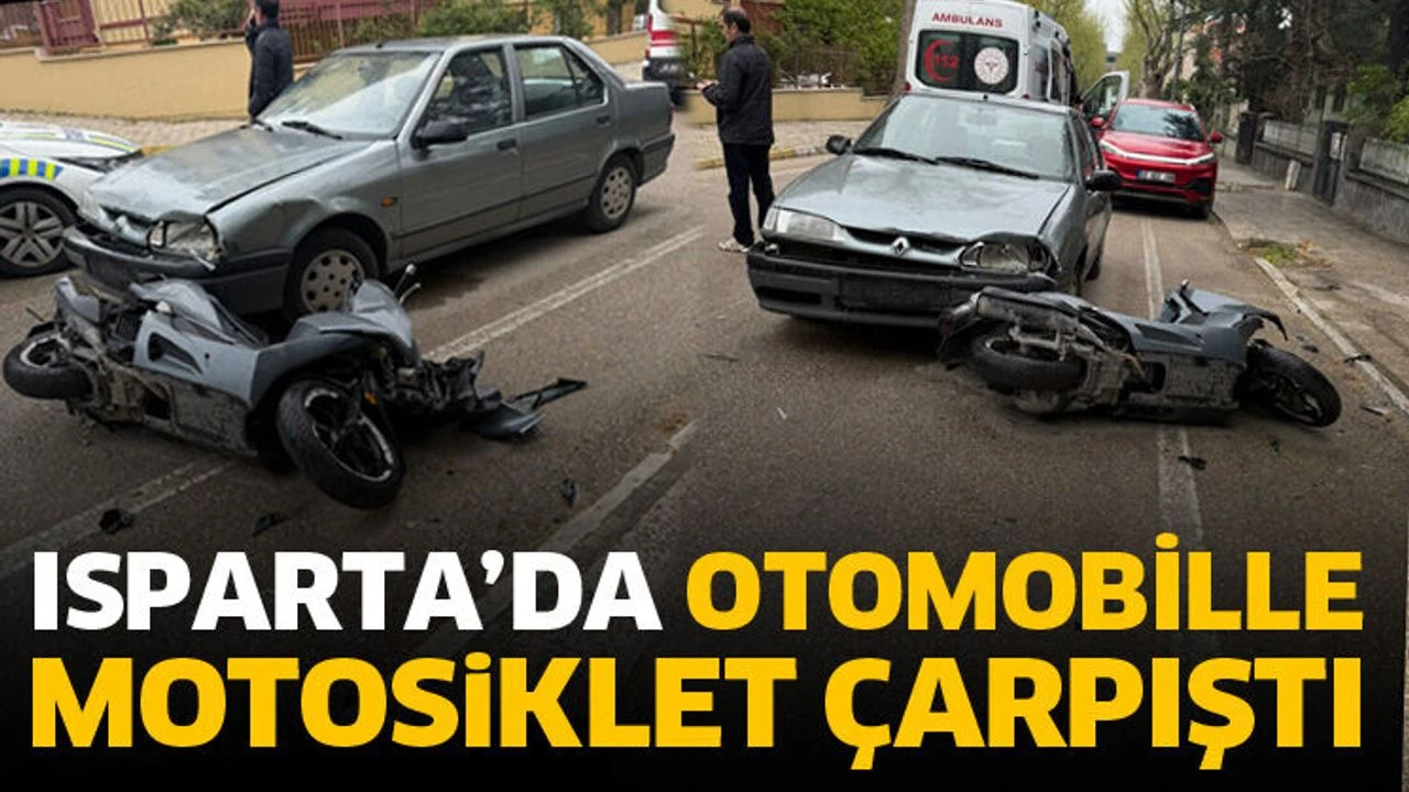 
Isparta’da meydana gelen trafik kazasında sürücü yaralandı.