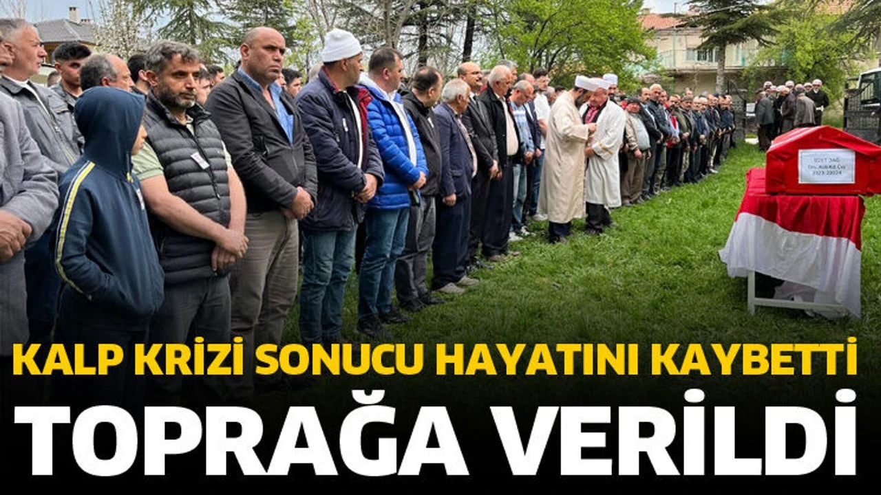 
Kalp krizi sonucu hayatını kaybeden Astsubay İzzet Dağ (25) askeri