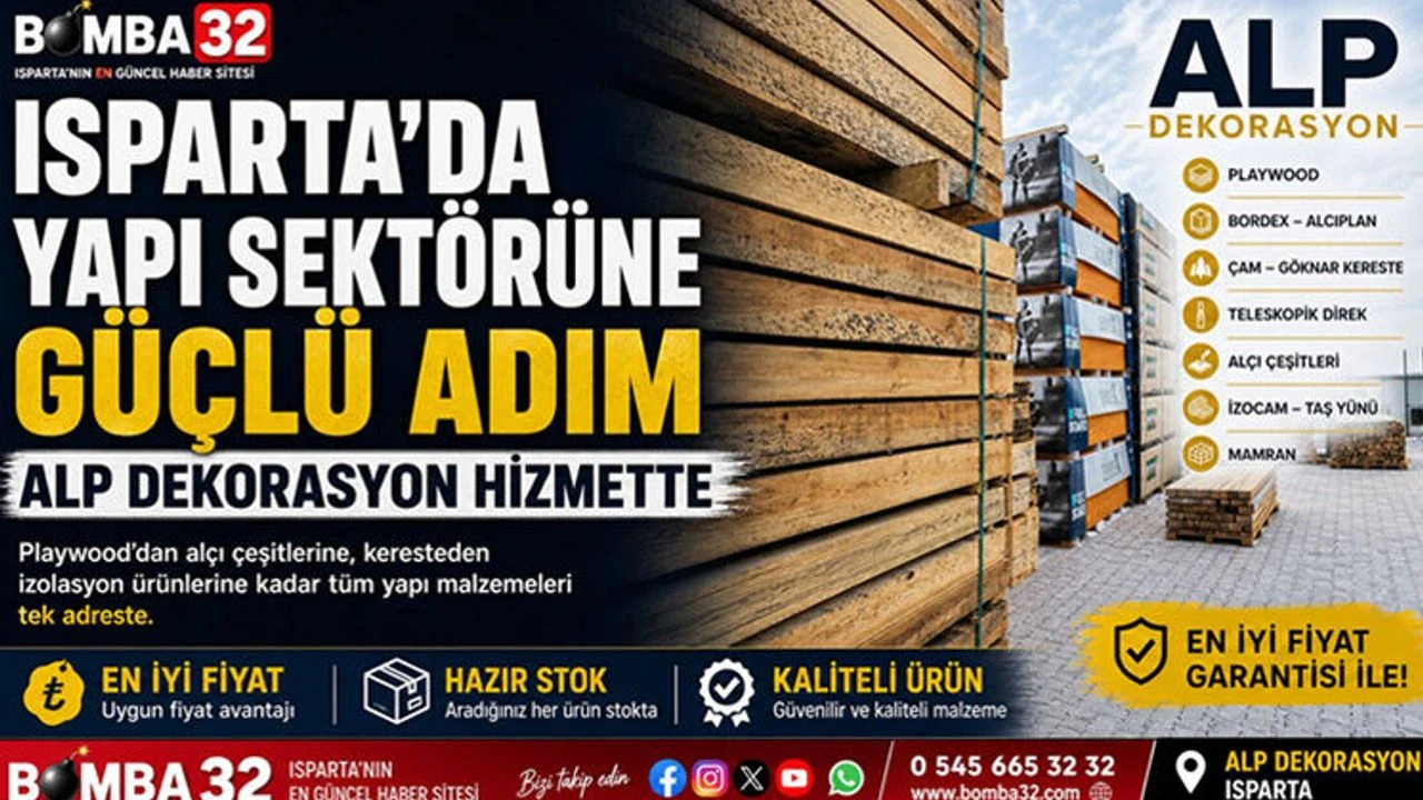 
Isparta’da yapı ve inşaat sektörüne yeni bir soluk getiren Alp
