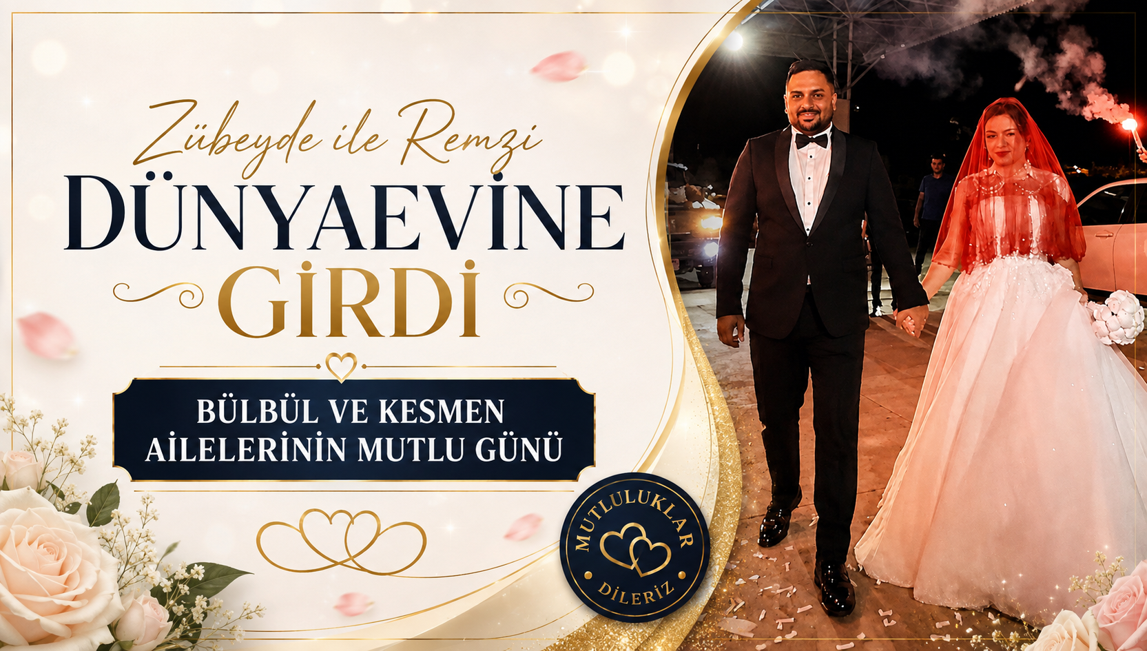 
Gönen’de Bülbül ve Kesmen aileleri evlatlarının düğün mutluluğunu yaşadı.