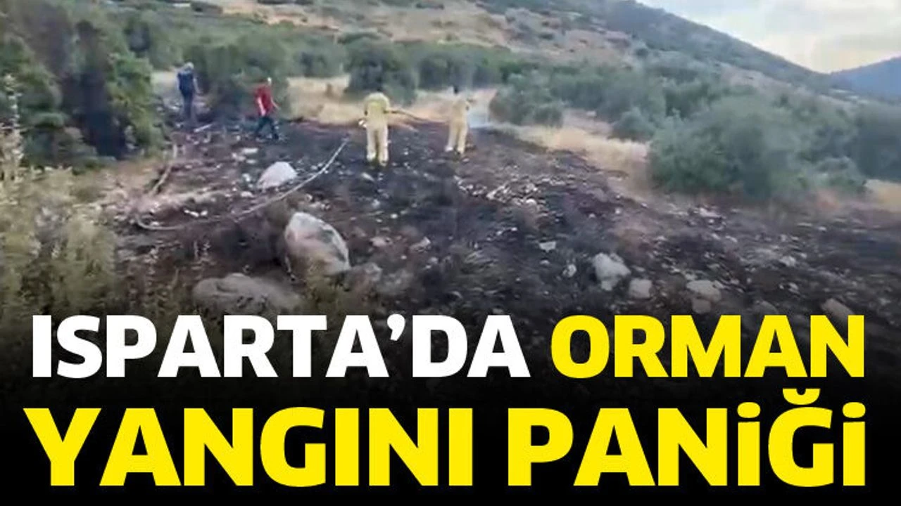 Isparta'da orman yangını kontrol altına alındı
