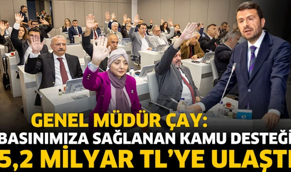 
Basın İlan Kurumu 33. Dönem 8. Genel Kurul Toplantısının açılışında