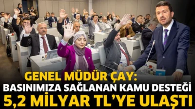 
Basın İlan Kurumu 33. Dönem 8. Genel Kurul Toplantısının açılışında