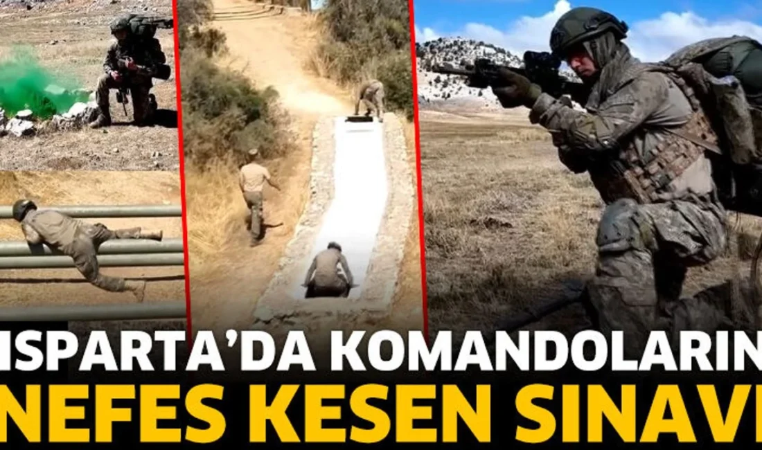 
ISPARTA’da Dağ, Komando Okulu ve Eğitim Merkezi Komutanlığı tarafından düzenlenen