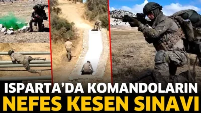 
ISPARTA’da Dağ, Komando Okulu ve Eğitim Merkezi Komutanlığı tarafından düzenlenen