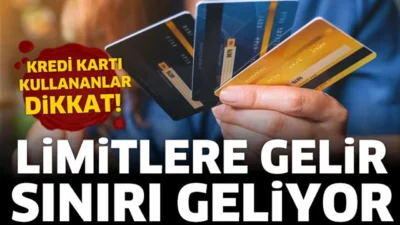 
Kredi kartı limitlerinde yeni dönem için hazırlık yapılıyor. 2027-2029 Orta