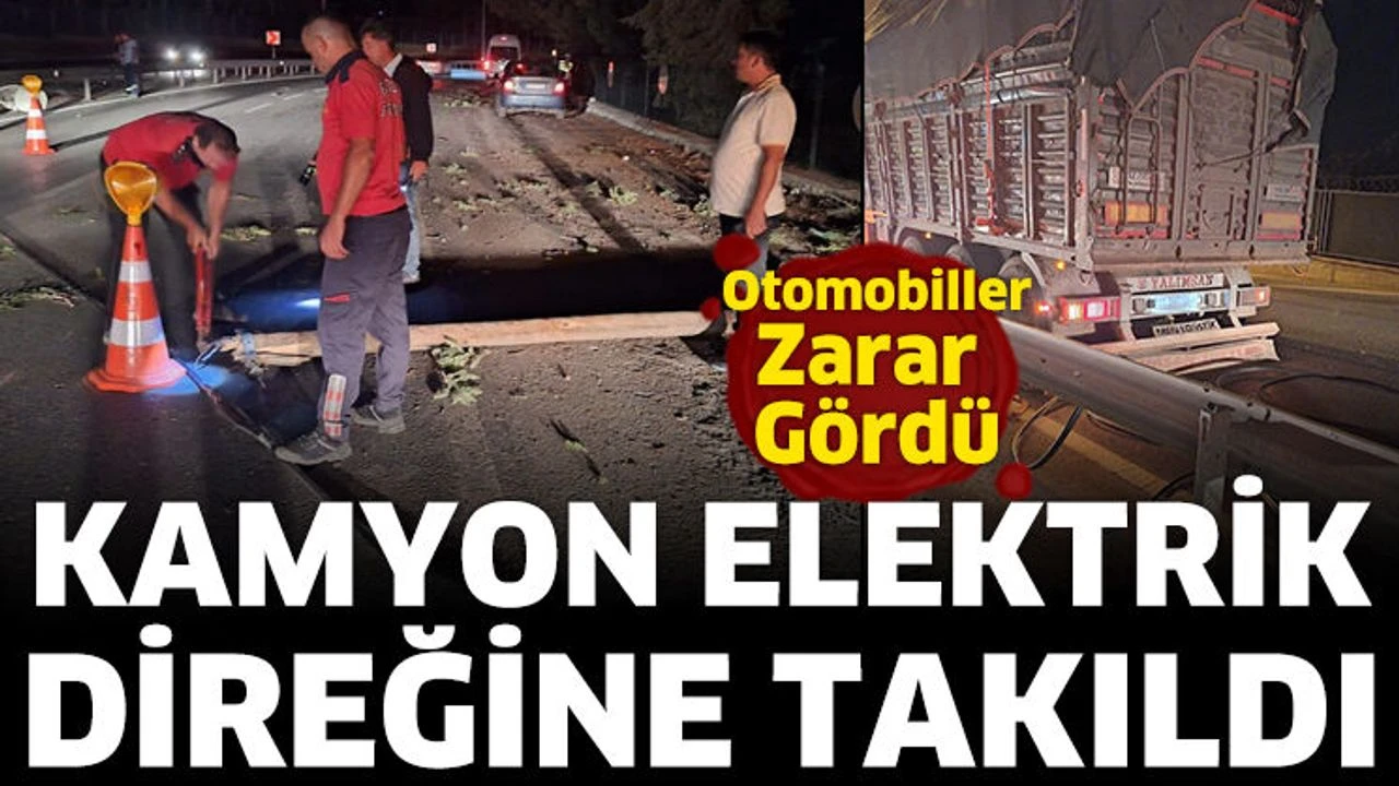 
ISPARTA’nın Eğirdir ilçesinde kamyonun takıldığı elektrik direği devrilerek 2 otomobile